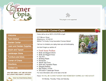 Tablet Screenshot of corner-copia.com